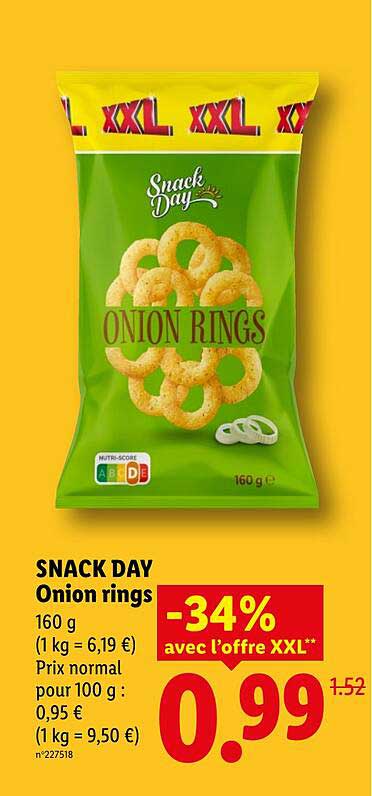 SNACK DAY Onion rings