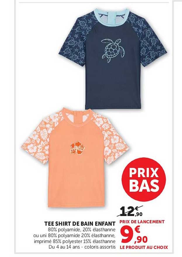 TEE SHIRT DE BAIN ENFANT