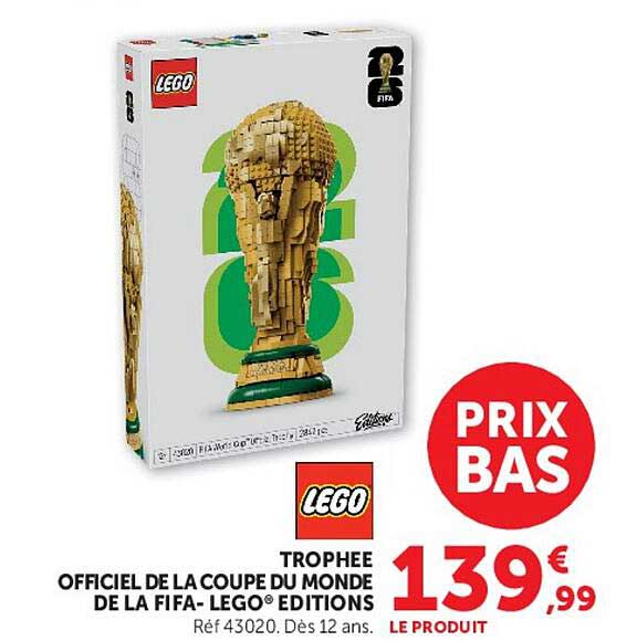 TROPHEE OFFICIEL DE LA COUPE DU MONDE DE LA FIFA- LEGO® EDITIONS