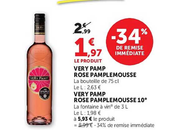 VERY PAMP ROSE PAMPLEMOUSSE