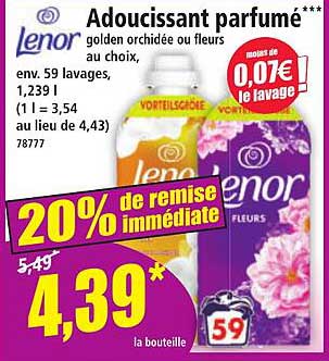 Adoucissant parfumé