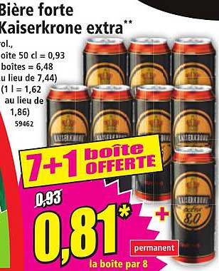 Bière forte Kaiserkrone extra