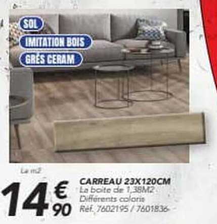 CARREAU 23X120CM