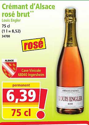 Crémant d'Alsace rosé brut** Louis Engler
