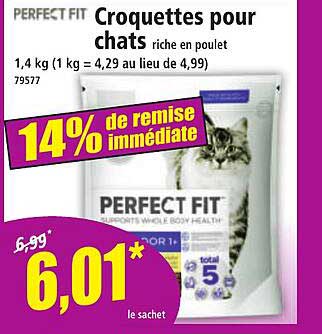 Croquettes pour chats riche en poulet