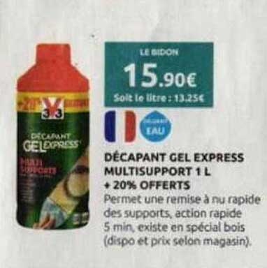 DÉCAPANT GEL EXPRESS MULTISUPPORT 1 L + 20% OFFERTS
