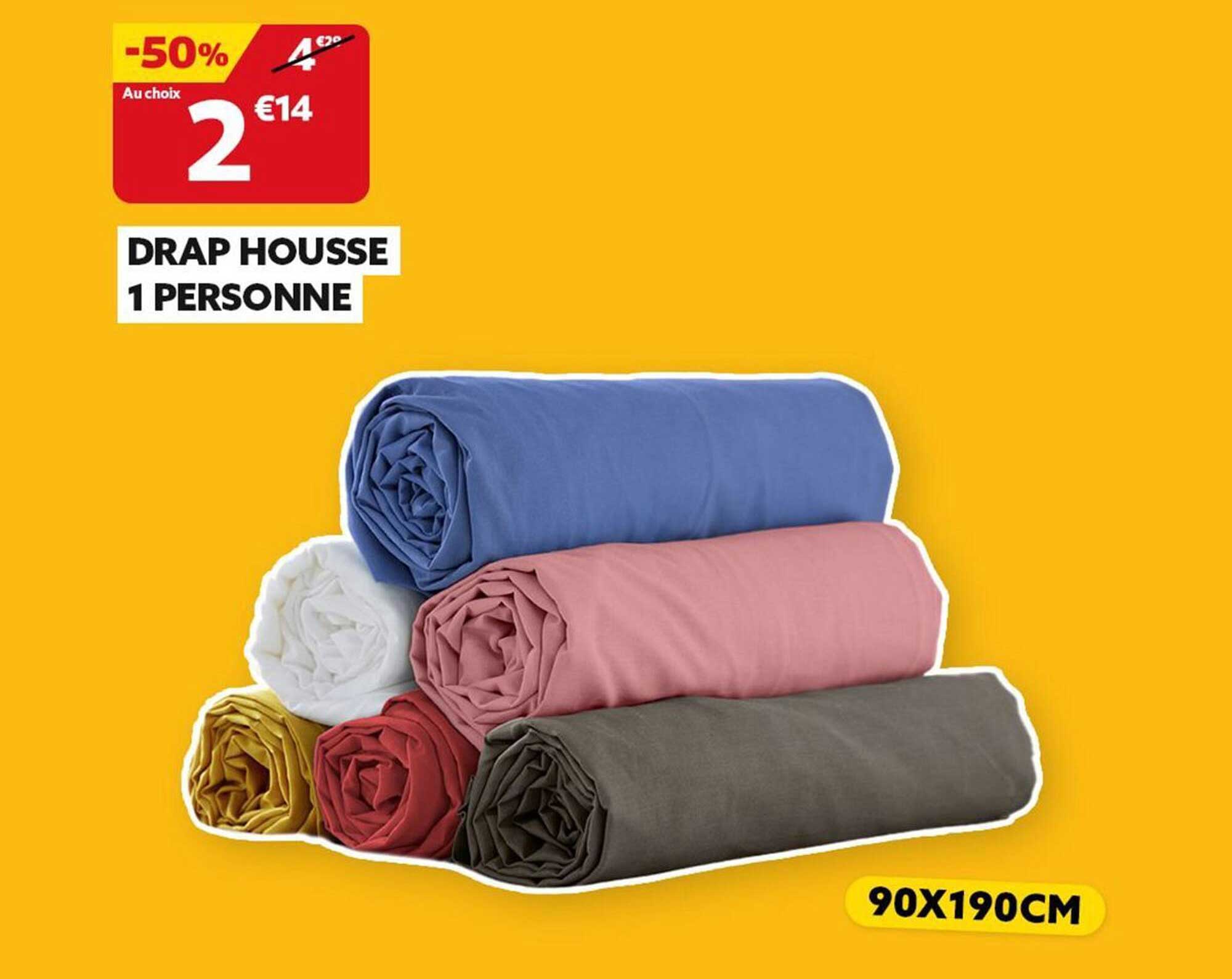 DRAP HOUSSE 1 PERSONNE
