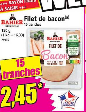 Filet de bacon