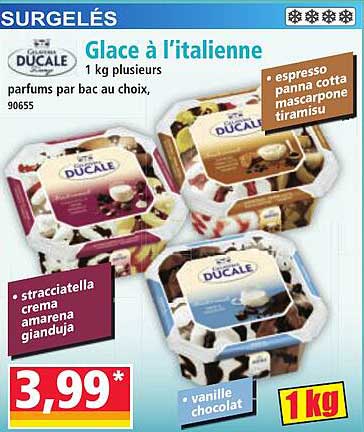 Glace à l’italienne