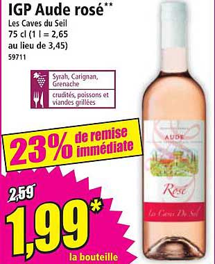IGP Aude rosé**