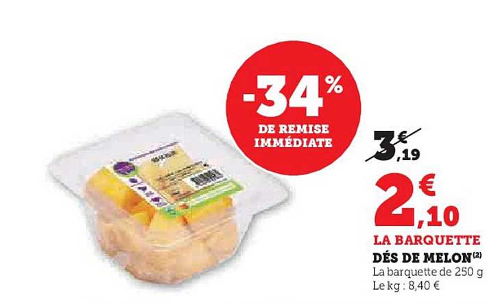 LA BARQUETTE DÉS DE MELON(2)