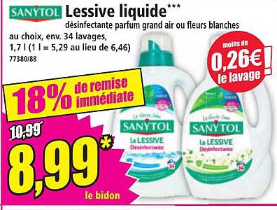 Lessive liquide***