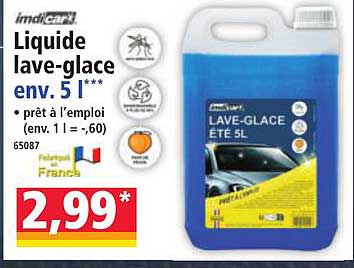 Liquide lave-glace env. 5 l