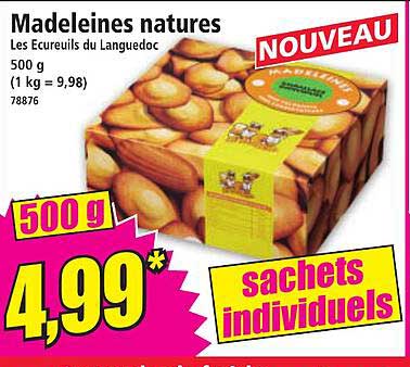 Madeleines natures