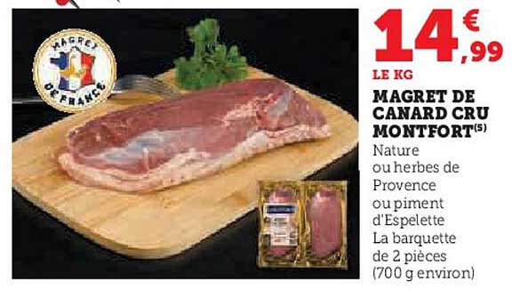 MAGRET DE CANARD CRU MONTFORT