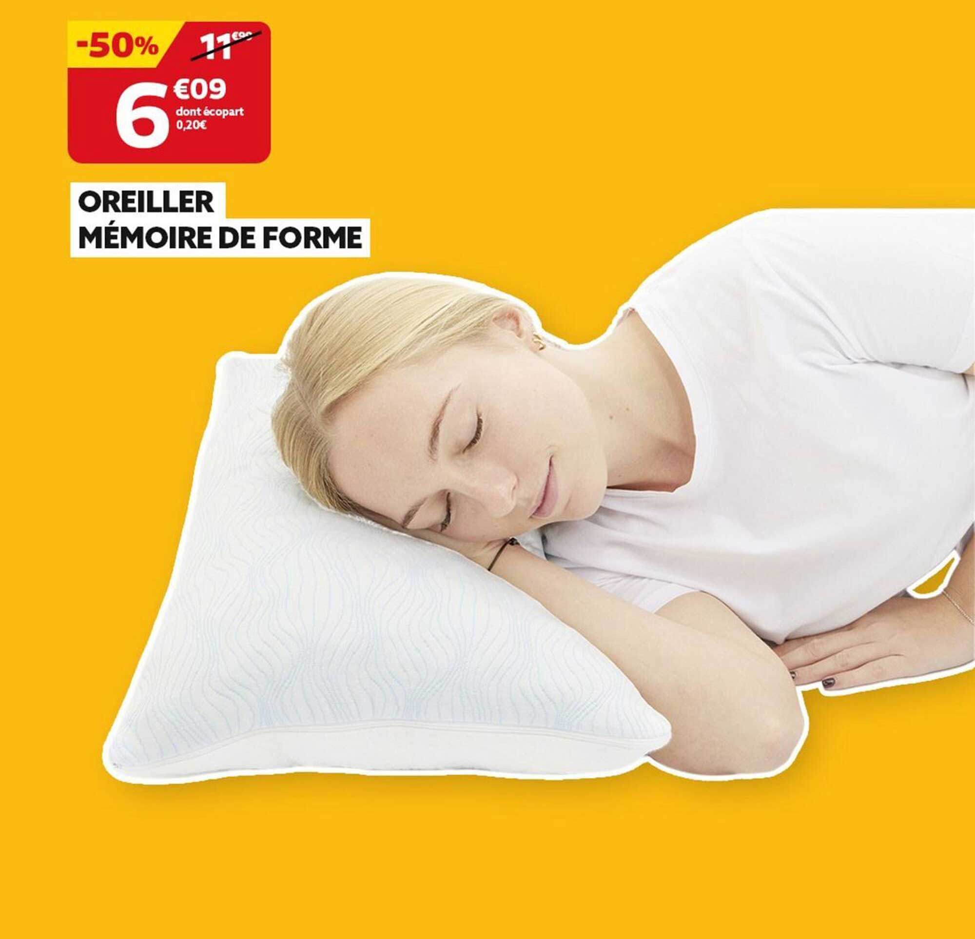 OREILLER MÉMOIRE DE FORME