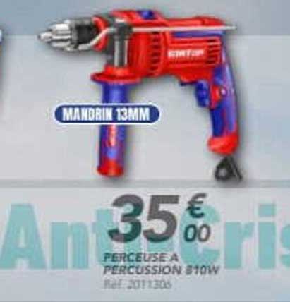 PERCEUSE À PERCUSSION 810W