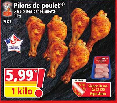 Pilons de poulet