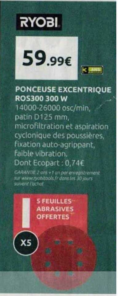 Ponceuse Excentrique ROS300 300 W