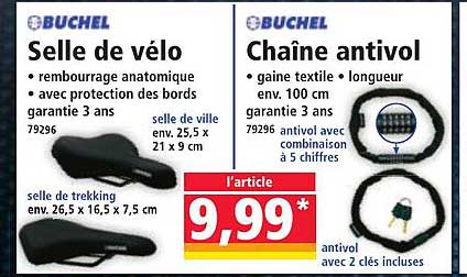 Selle de vélo