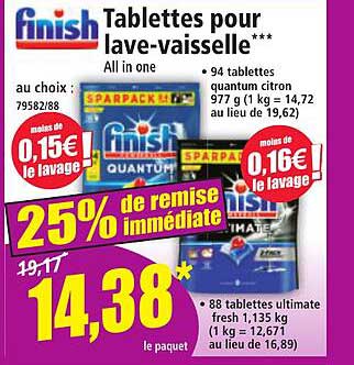Tablettes pour lave-vaisselle***