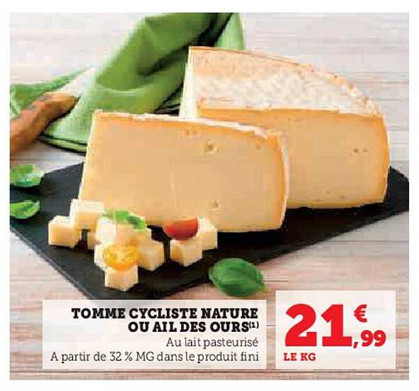 TOMME CYCLISTE NATURE OU AIL DES OURS