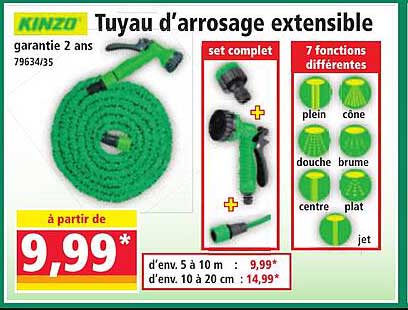 Tuyau d'arrosage extensible