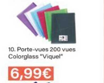 10. Porte-vues 200 vues Colorglass "Viquel"