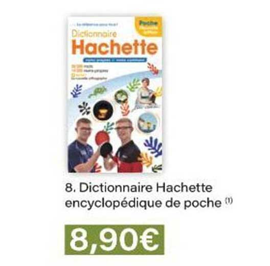 8. Dictionnaire Hachette encyclopédique de poche