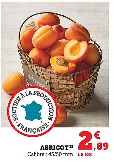 ABRICOT(2) - Calibre : 45/50 mm