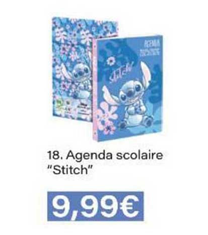 Agenda scolaire "Stitch"