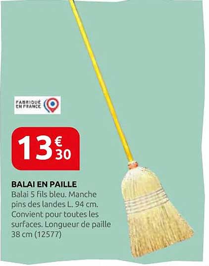 BALAI EN PAILLE