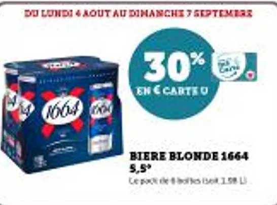 BIERE BLONDE 1664