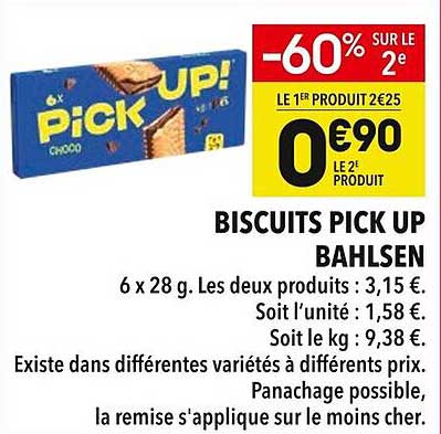 BISCUITS PICK UP BAHLSEN