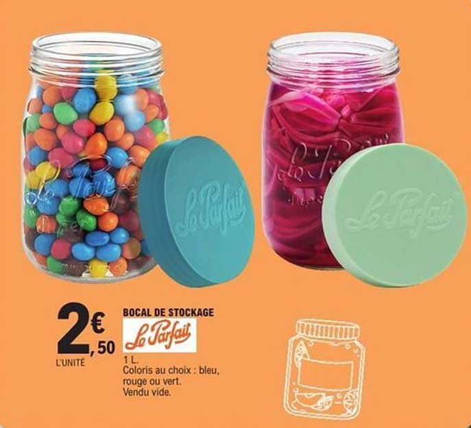 BOCAL DE STOCKAGE