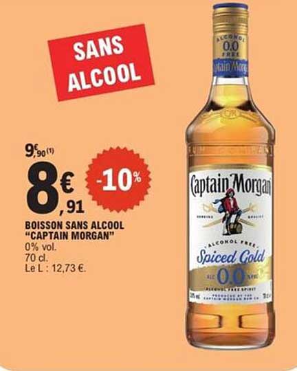 BOISSON SANS ALCOOL "CAPTAIN MORGAN"