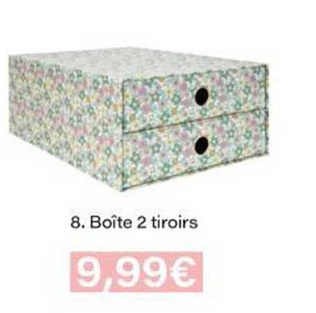 Boîte 2 tiroirs