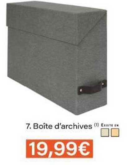 Boîte d'archives