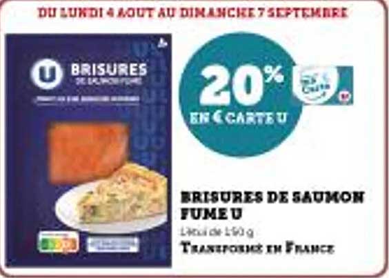 BRISURES DE SAUMON FUME U
