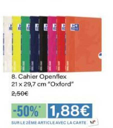 Cahier Openflex 21 x 29,7 cm "Oxford"