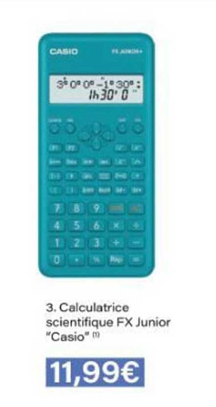 Calculatrice scientifique FX Junior "Casio"