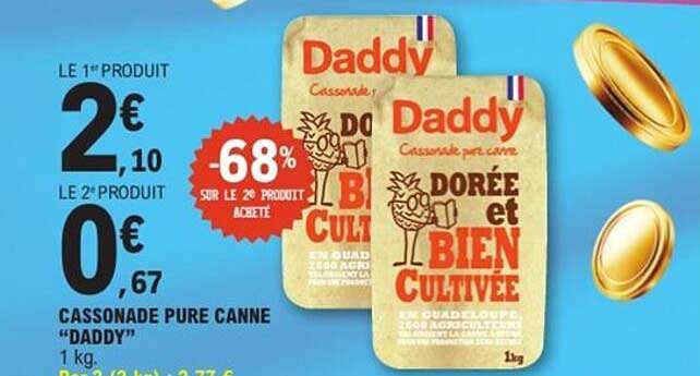 Cassonade pure canne "DADDY" 1 kg