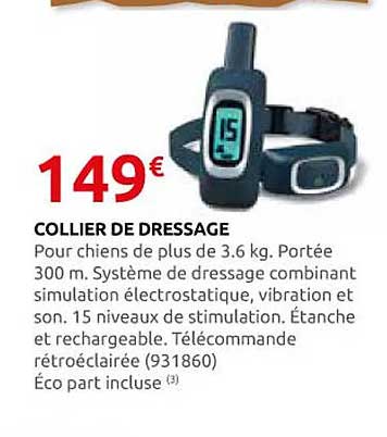 COLLIER DE DRESSAGE