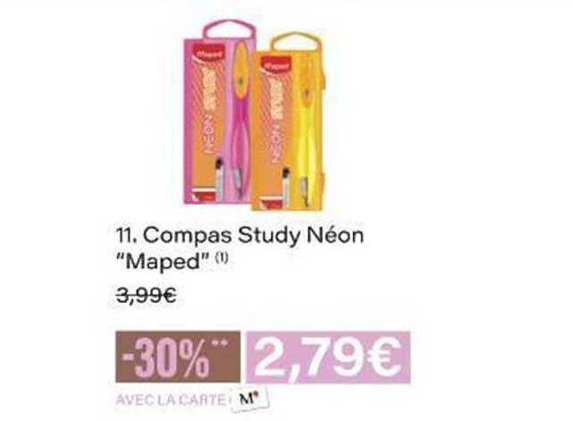 Compas Study Néon "Maped"