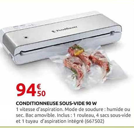CONDITIONNEUSE SOUS-VIDE 90 W