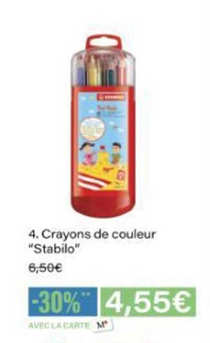 Crayons de couleur "Stabilo"