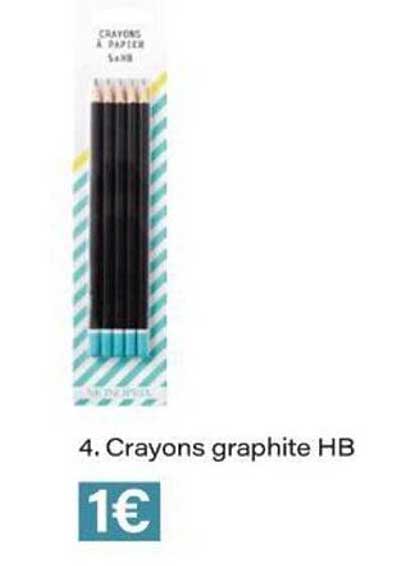 Crayons graphite HB