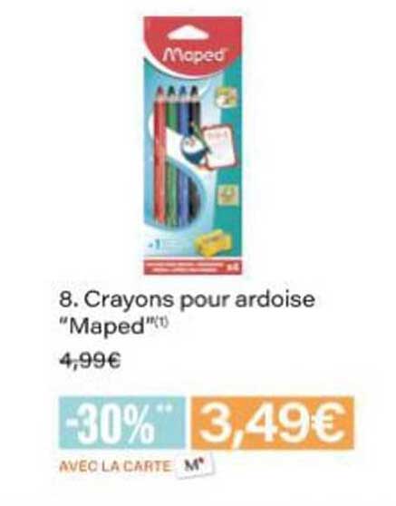 Crayons pour ardoise "Maped"