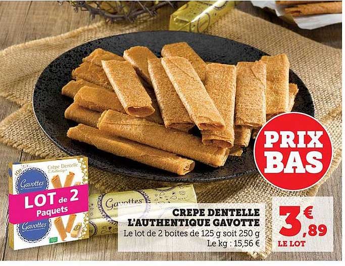 Crêpe Dentelle L'Authentique Gavotte