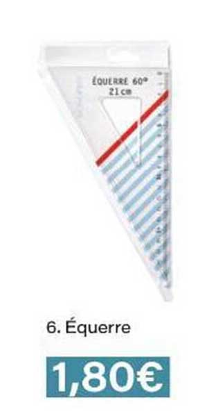 Équerre 60° 21 cm